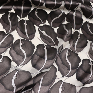 PAPAHU - 22 Momme Sheer Burnout Silk Devore Satin Fabric - 114cm wide by the Yard