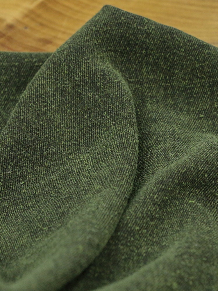 QIULV - Heavyweight Vintage Mulberry Oil Silk Coarse Cloth Tussah Silk Fragrant Cloud Gauze Fabric - 97cm wide by the Yard