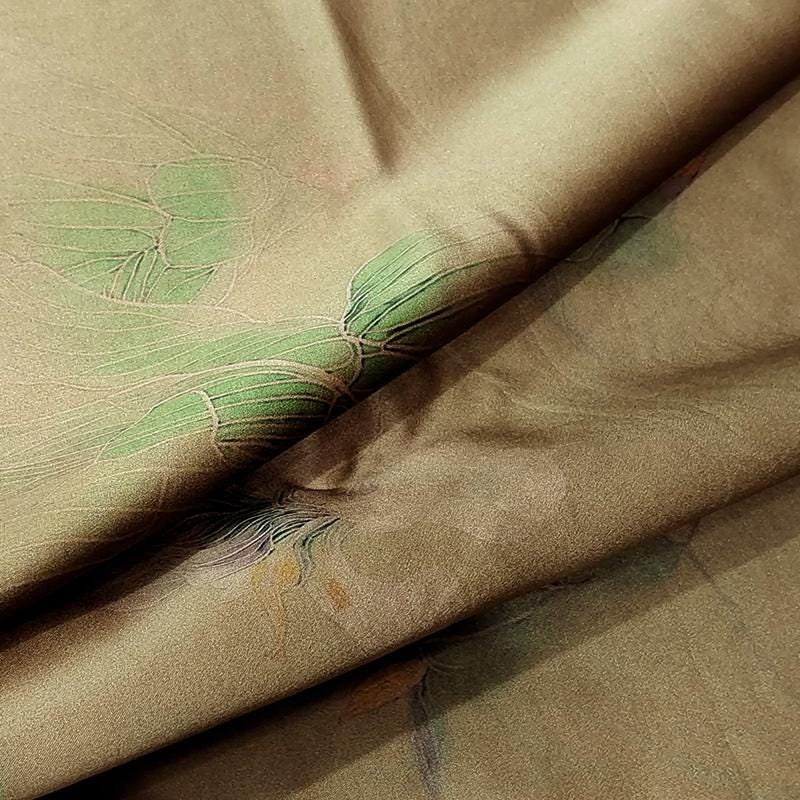 GULYXZ - Handmade 40 Momme Mud Silk Satin Fabric - 112 cm By the Yard