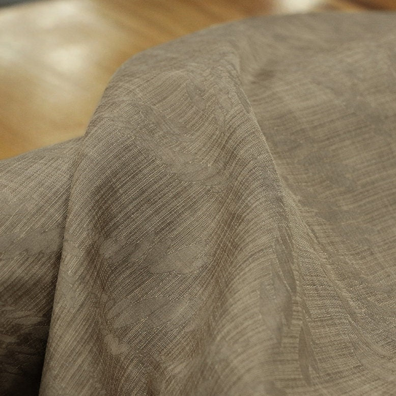 XITUIFENG - Jacquard Handmade Gambiered Ganton Tussah Silk Fabric-By the Yard