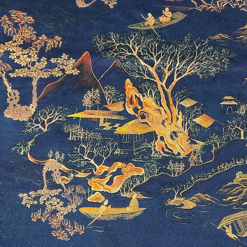 GUYZCW - Handmade 40 Momme Mud Silk Satin Fabric - 112cm By the Yard