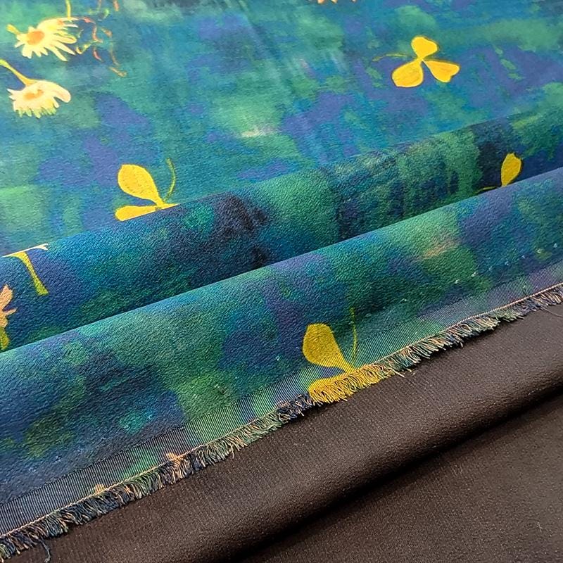 GYYHXH - Handmade 40 Momme Mud Silk Satin Fabric - 112 cm By the Yard