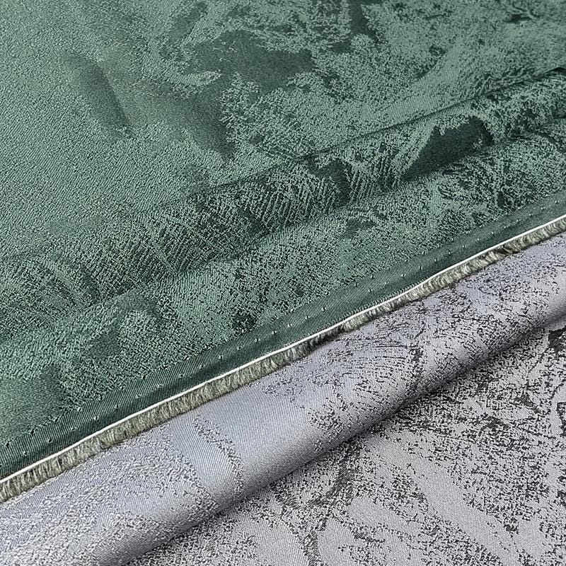 GYLJWY - Handmade 28 Momme Jacquard Mud Silk Satin Fabric - 112cm By the Yard