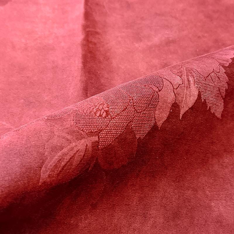 GYHLYH - Handmade 28 Momme HUALUO Jacquard Mud Silk Fabric (Openwork texture) - 112cm by the Yard