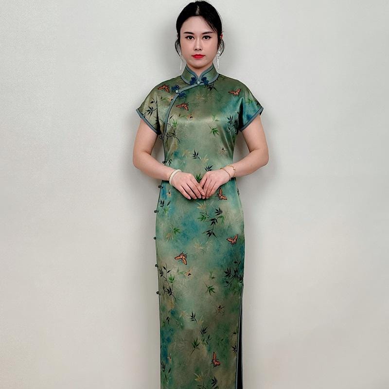 GUYLVD - Handmade 40 Momme Mud Silk Satin Fabric - 110cm By the Yard