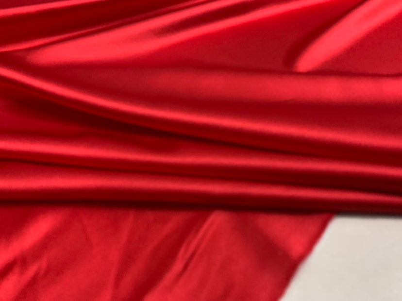 SUNSAI - 19 Momme Solid Color Digital Print Stretch Silk Satin Fabric - 140cm wide by the Yard