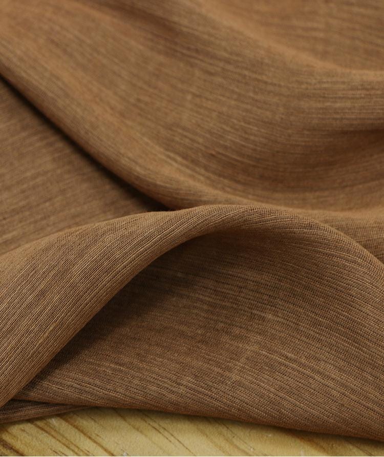 SIMAJL - Handmade Silk and Linen for Designers Classical Textured Dioscorea Cirrhosa Dyeing Hongyunsha Silk Fabric - 130cm wide by the Yard