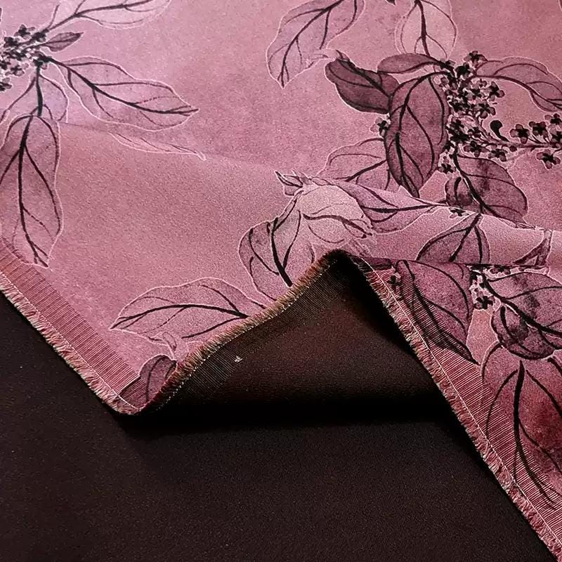 GYJGPX - Handmade 50 Momme PIZI Mud Silk Satin Fabric - 112cm by the Yard