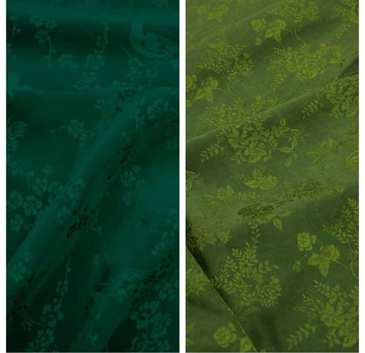 RUINI - Jacquard Handmade Plant Dye Mud Silk Fabric Silk Viscose Blend - 133cm wide by the Yard