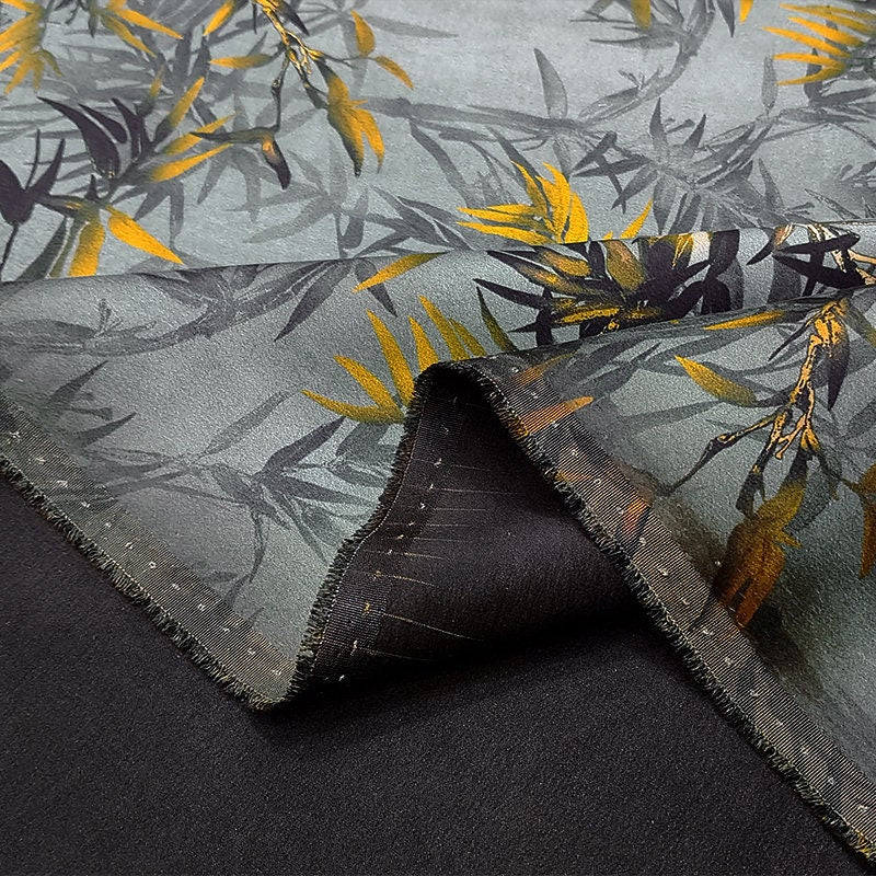 JYMT - Handmade 40 Momme Mud Silk Satin Fabric By the Yard