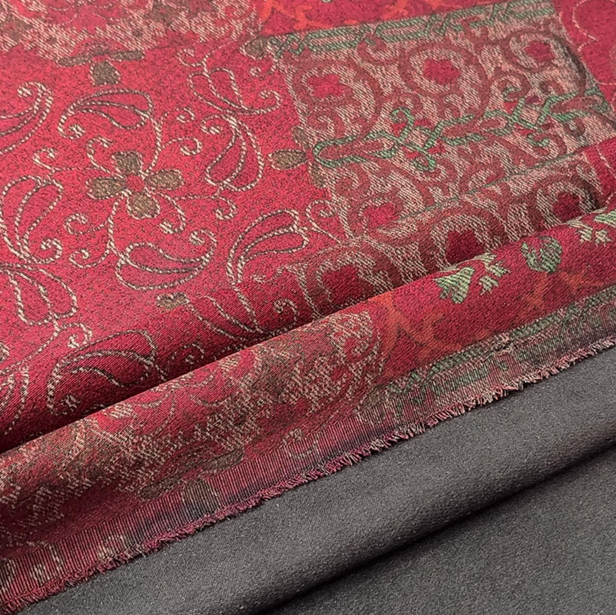 GUYHMA - Handmade 40 Momme Mud Silk Satin Fabric- 112cm By the Yard