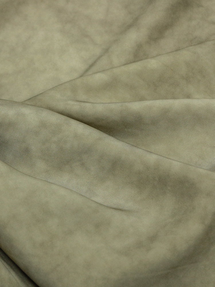 TWILL - 18 Momme Dirty Dyeing Distressed Twill Silk Fabric Made of Mulberry Silk - 135cm by the Yard