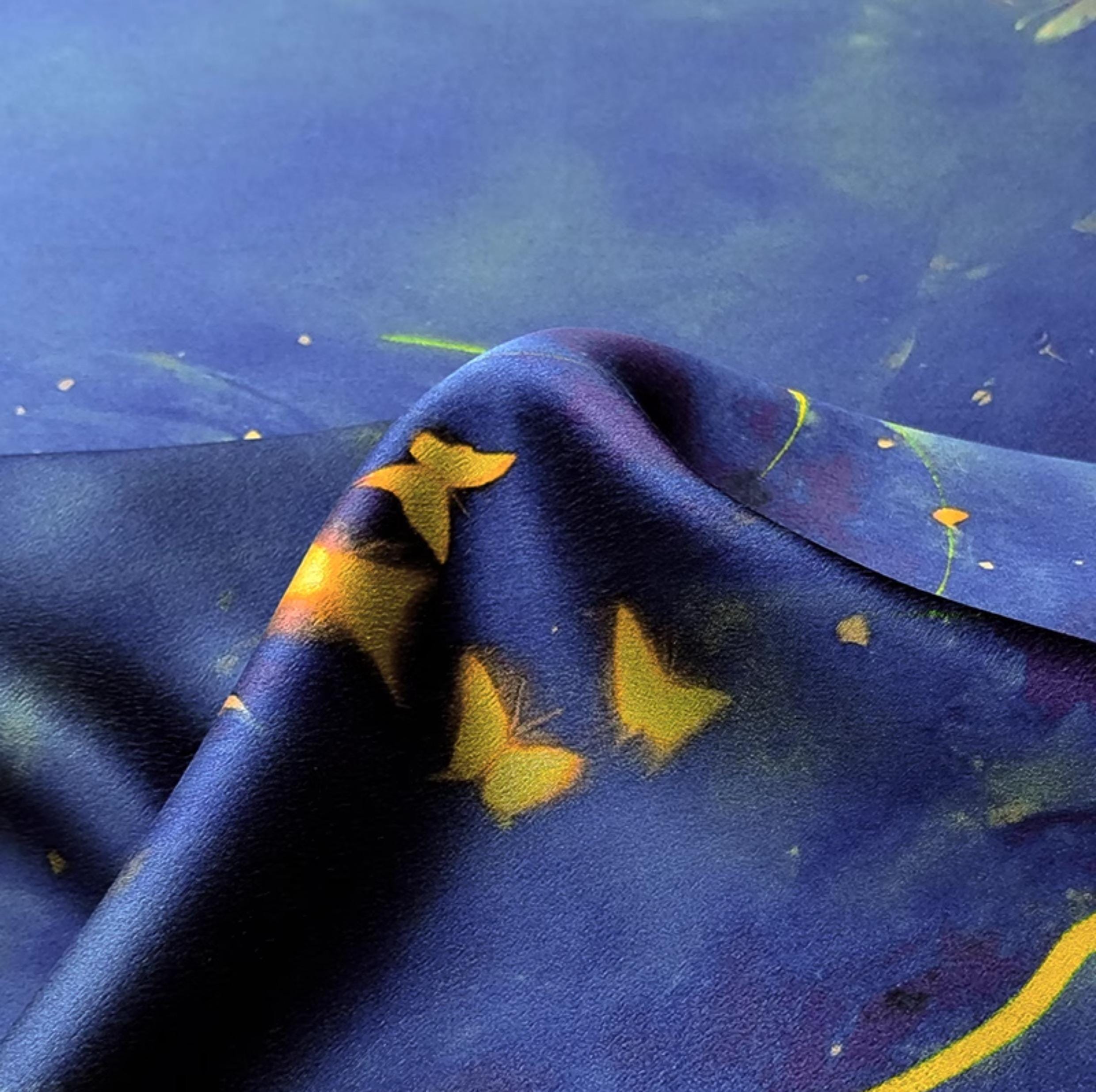 GUYLXD - Handmade 40 Momme Mud Silk Satin Fabric - 112cm By the Yard