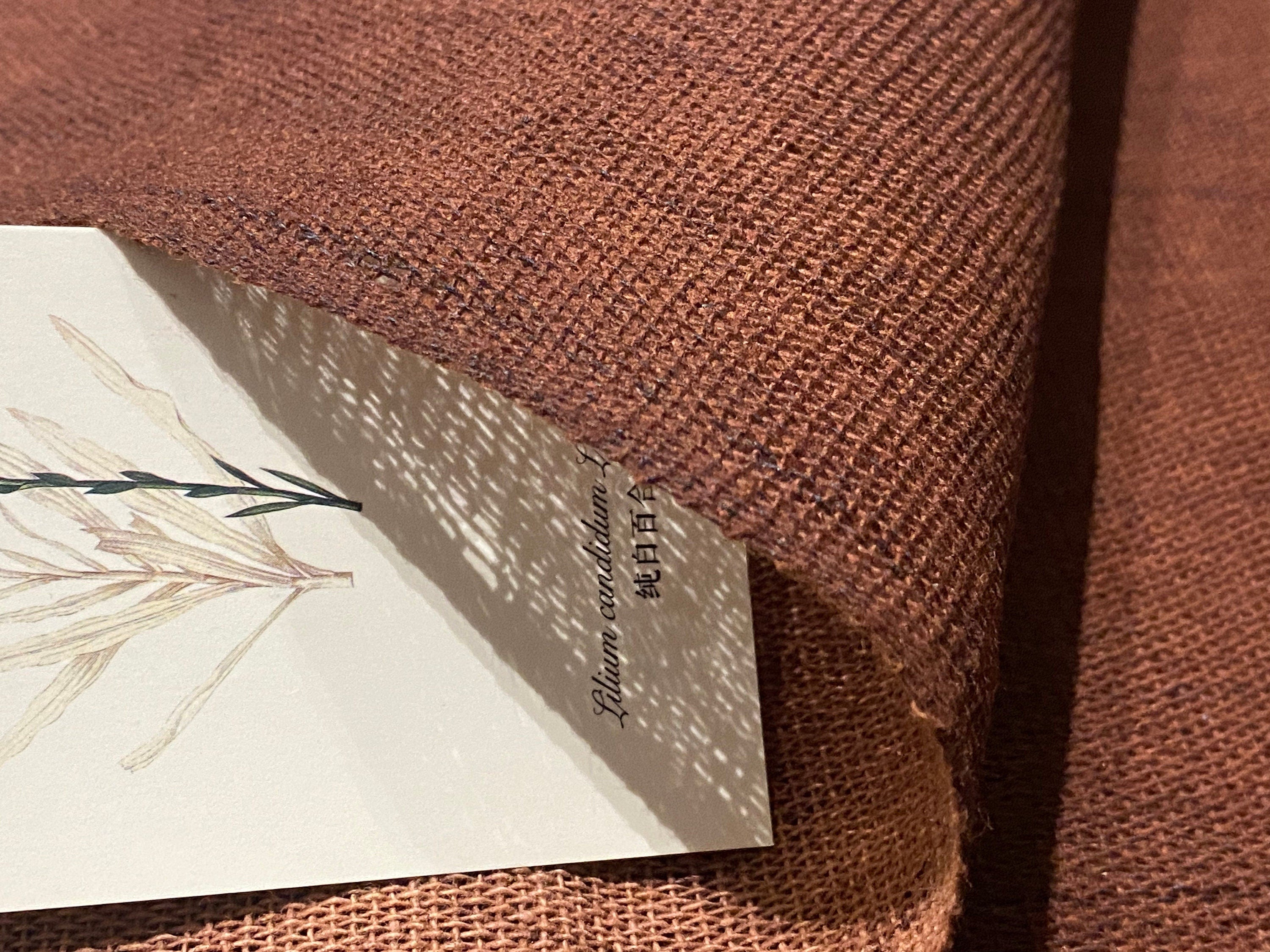 PDKCSR - Eco-Friendly Traditional Chinese Plant Dye Cotton Fabric - 36 cm wide by the Yard