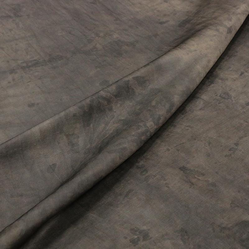 SIMAFG - 29 Momme Eco Friendly Plant Dye Silk-Linen Blend Mud Dye Fabric - 138cm wide by the Yard