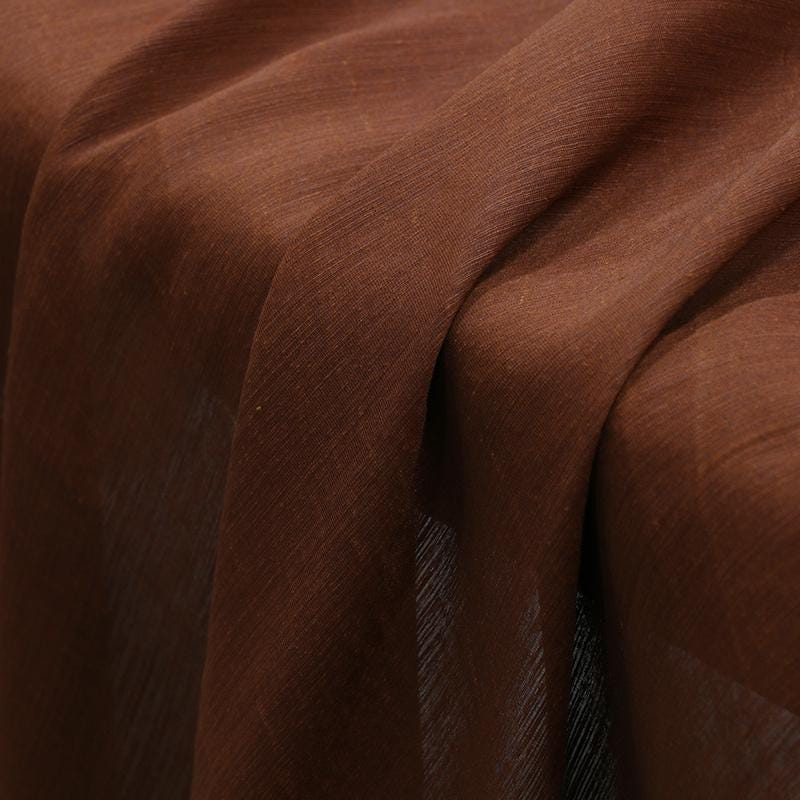 SIMAJL - Handmade Silk and Linen for Designers Classical Textured Dioscorea Cirrhosa Dyeing Hongyunsha Silk Fabric - 130cm wide by the Yard