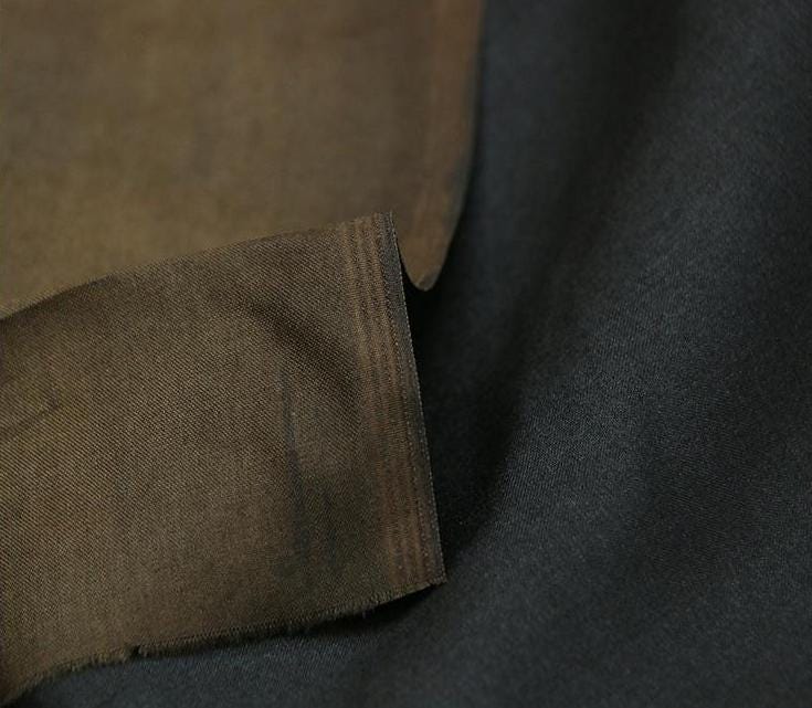 CUNZUO - 19 Momme Handmade Pure Tussah Silk Gambiered Ganton Gauze Silk Fabric ,110cm By the Yard