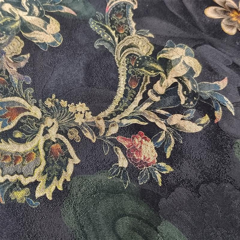 GYHDYL - Handmade 40 Momme Mud Silk Satin Fabric - 112cm By the Yard