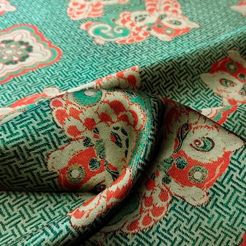 GUYSRY - Handmade 40 Momme Mud Silk Satin Fabric - 112cm by the Yard