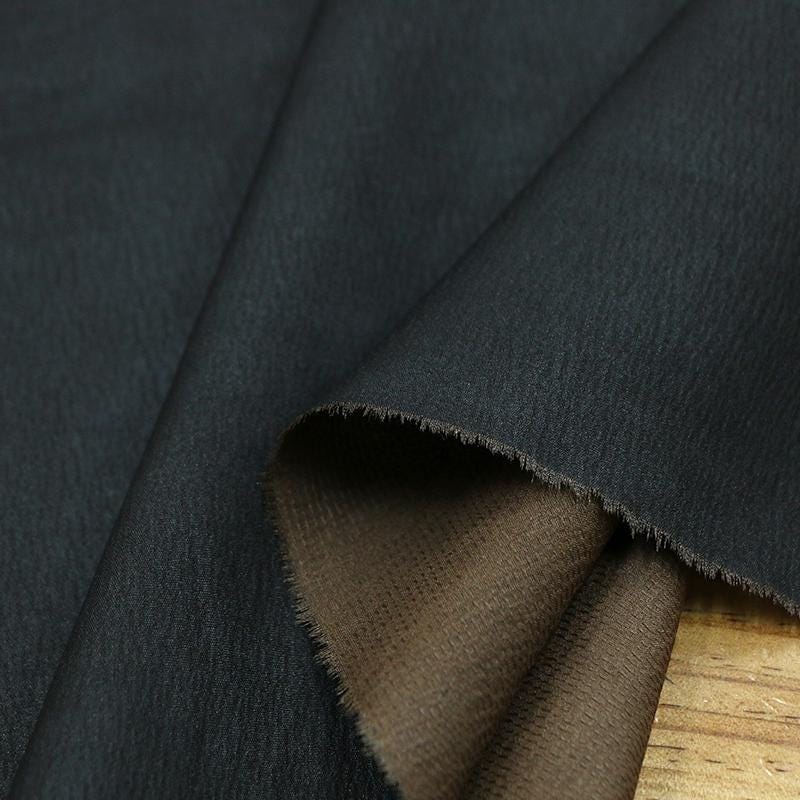 LZZSXY - Handmade 17 Momme Ancient Style Jacquard Natural Tussah Silk Mud Silk Satin Fabric - 88 cm By the Yard