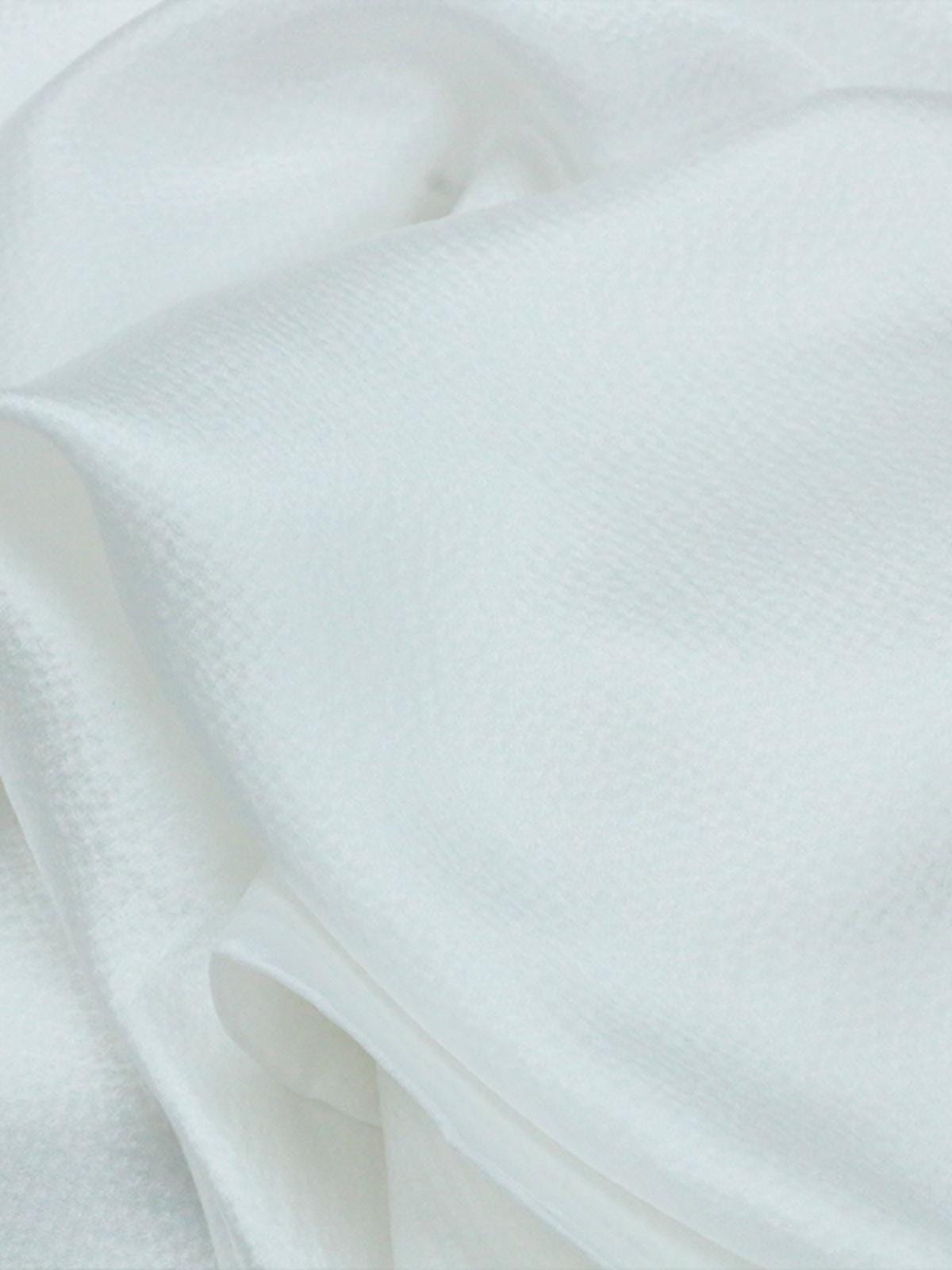 ZENZU - 16 Momme High-end Pearl Satin Jacquard Bubble Crepe Full Silk Fabric - 135cm wide by the Yard