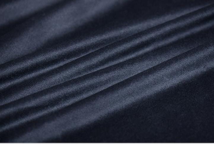 SHEHUA - Special Classic Navy Single-Sided 45% Cashmere Fabric - 150cm wide by the Yard