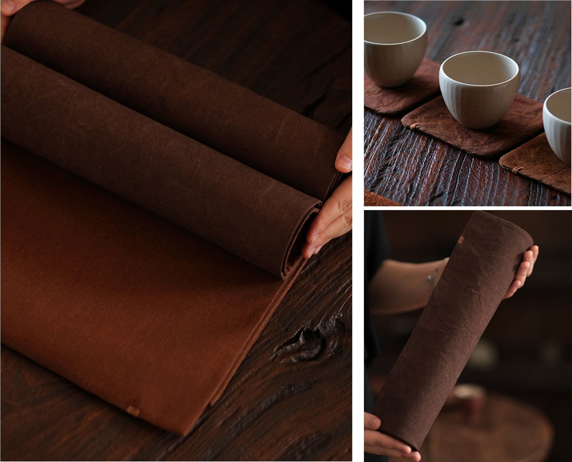 PDKCSR - Eco-Friendly Traditional Chinese Plant Dye Cotton Fabric - 36 cm wide by the Yard