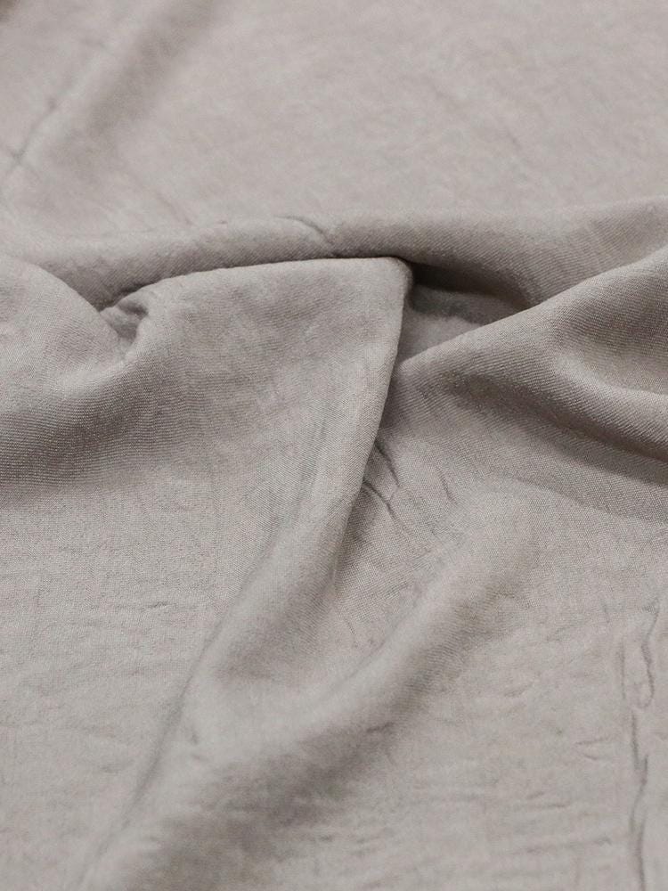 JANSA - Handmade Plant-dyed Purple Gauze Color Niche Silk Velvet Fabric - 125cm wide by the Yard