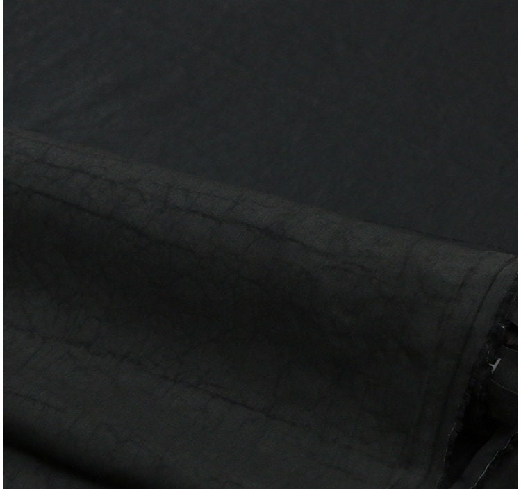 TWOGW- 25 Momme Handcrafted Pure Silk Satin Cracked Mud Silk Satin Fabric - 110cm by the Yard