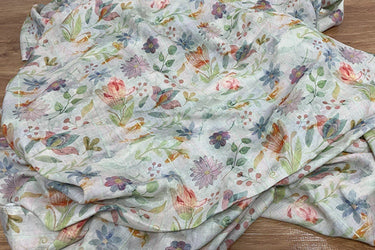 BJFANHUA - Digital Printing 42 Thread Count Ramie Fabric - 140cm wide by the Yard