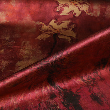 GUJANH - Handmade 50 Momme PIZI Mud Silk Satin Fabric - 112cm wide by the Yard