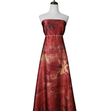 GUJANH - Handmade 50 Momme PIZI Mud Silk Satin Fabric - 112cm wide by the Yard