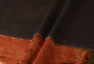 GUJFLH - Handmade 50 Momme PIZI Mud Silk Satin Fabric - 112cm wide by the Yard