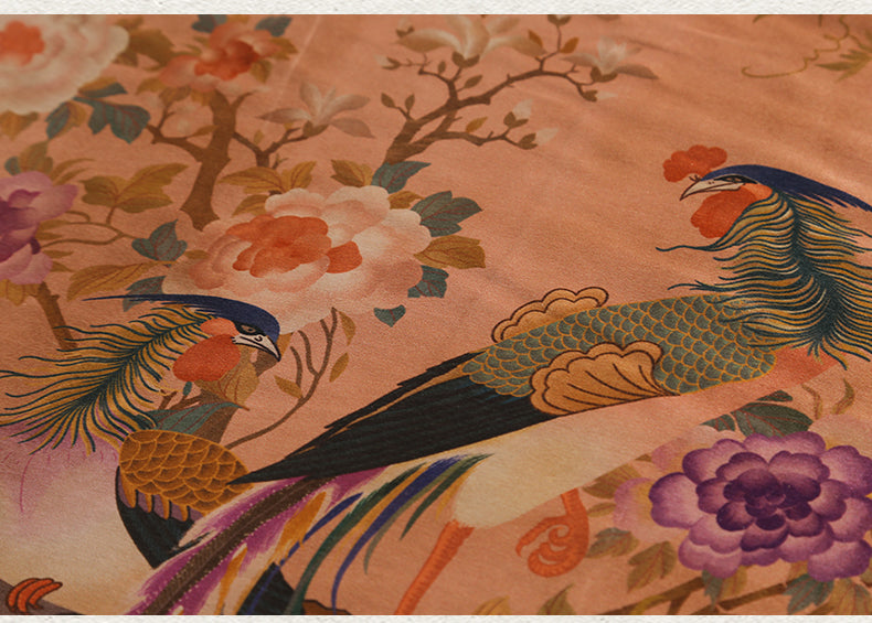 GUJFLY - Handmade75 Momme PIZI Mud Silk Satin Fabric - 112cm wide by the Yard