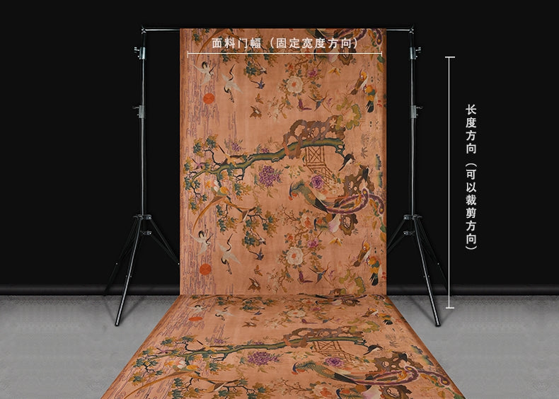 GUJFLY - Handmade75 Momme PIZI Mud Silk Satin Fabric - 112cm wide by the Yard