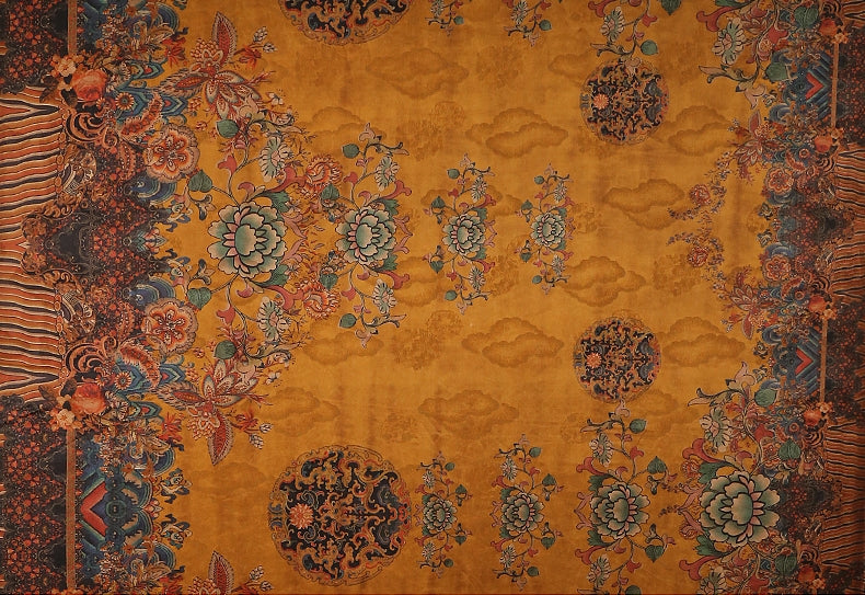 GUJHTH - Handmade 40 Momme Mud Silk Satin Fabric - 112cm wide by the Yard