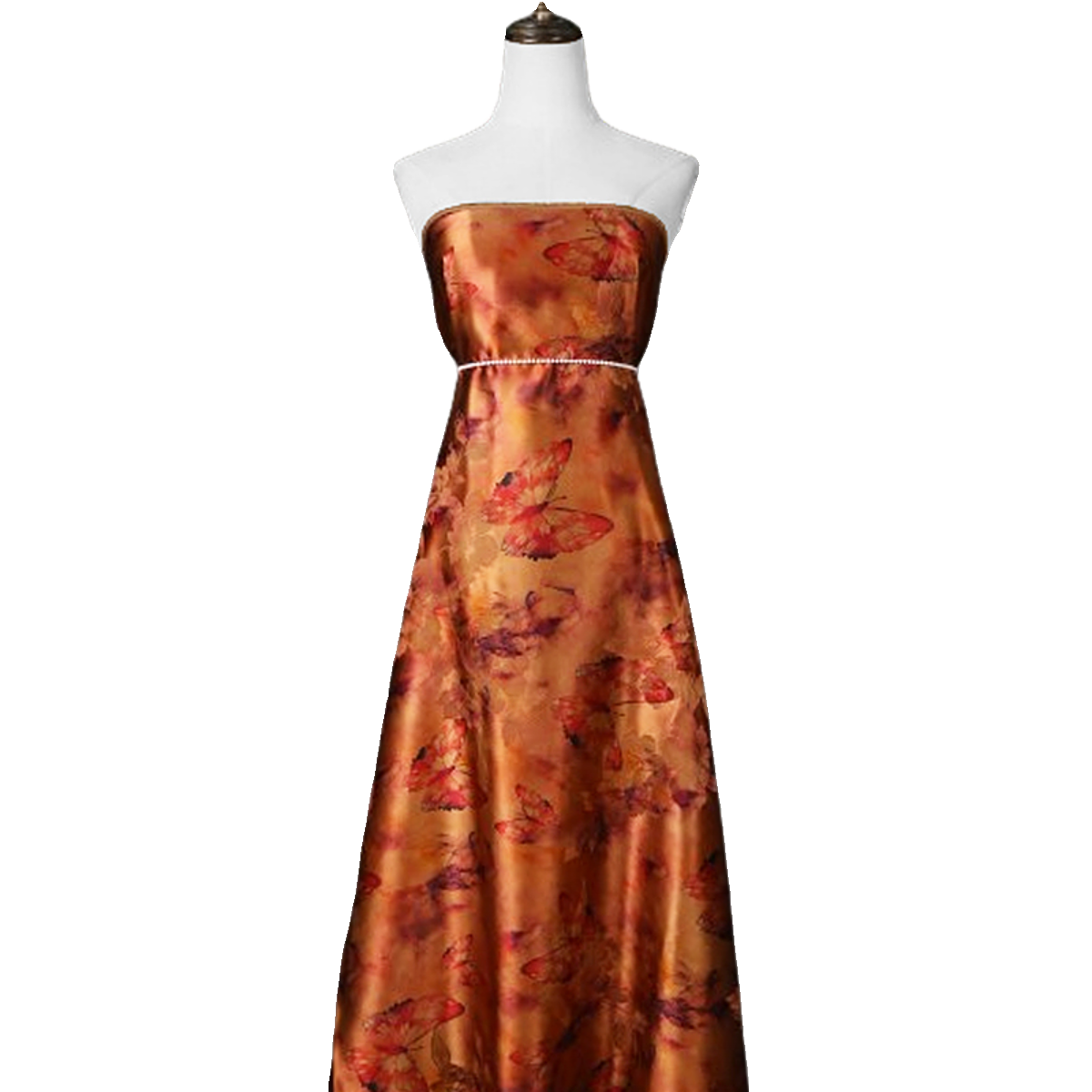 GUJJFD - Handmade 40 Momme Mud Silk Satin Fabric - 114cm wide by the Yard