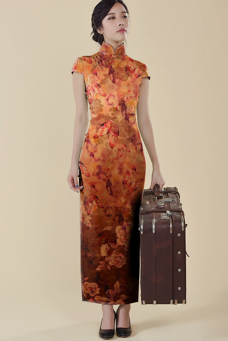 GUJJFD - Handmade 40 Momme Mud Silk Satin Fabric - 114cm wide by the Yard