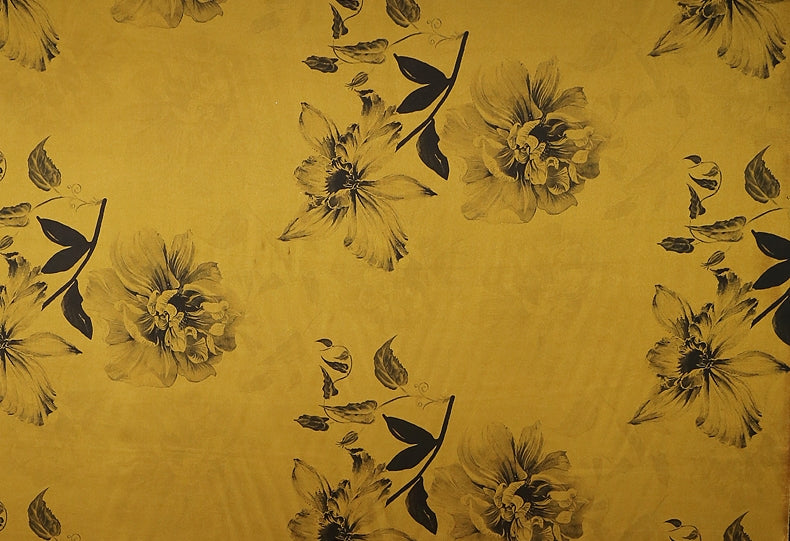 GUJJYZ - Handmade 50 Momme PIZI Mud Silk Satin Fabric - 112cm wide by the Yard