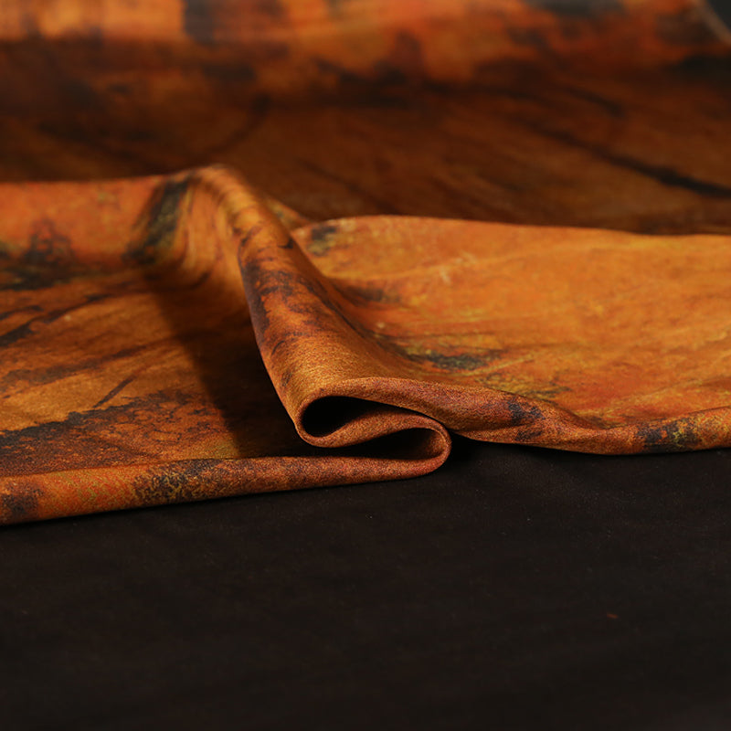 GUJKAH - Handmade 50 Momme PIZI Mud Silk Satin Fabric - 114cm wide by the Yard