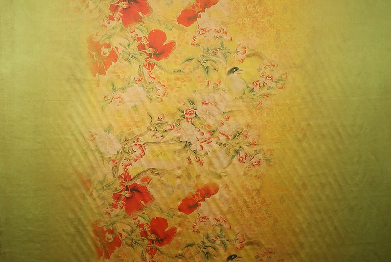 GUJLJH - Handmade 40 Momme Mud Silk Satin Fabric - 140cm wide by the Yard