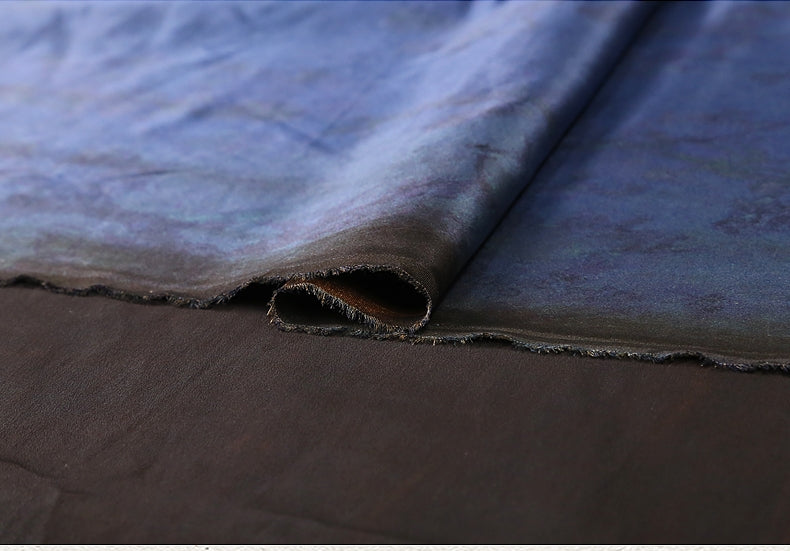 GUJLLH - Handmade 40 Momme Mud Silk Satin Fabric - 140cm wide by the Yard