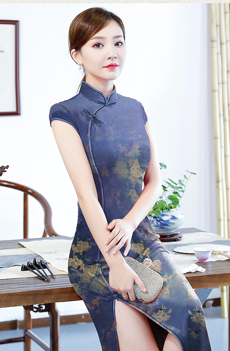 GUJLLH - Handmade 40 Momme Mud Silk Satin Fabric - 140cm wide by the Yard