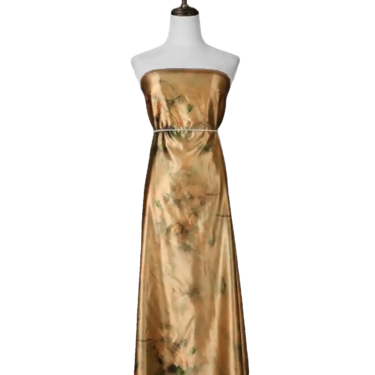 GUJXHB - Handmade 40 Momme Mud Silk Satin Fabric - 112cm wide by the Yard