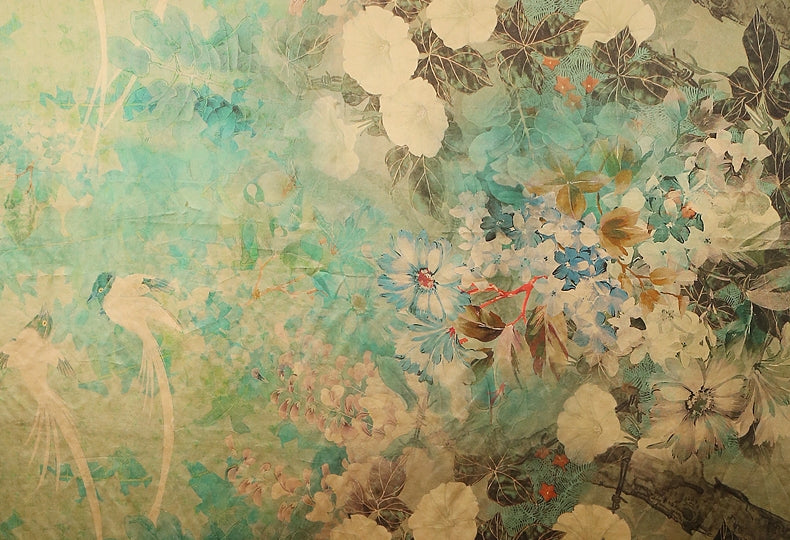 GUJXLH - Handmade 40 Momme Mud Silk Satin Fabric - 140cm wide by the Yard