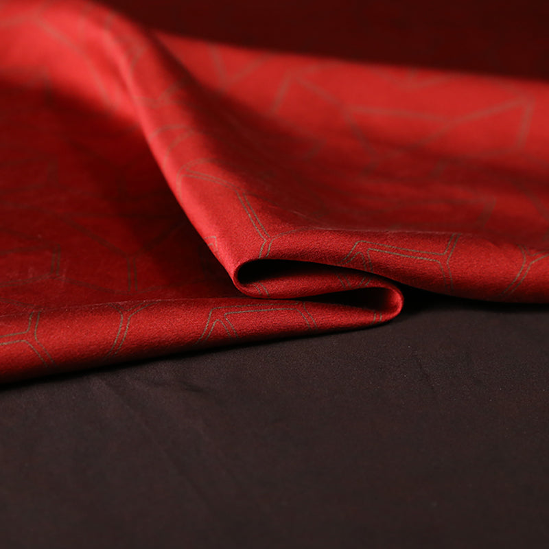 GUJXQH - Handmade 40 Momme Mud Silk Satin Fabric - 140cm wide by the Yard