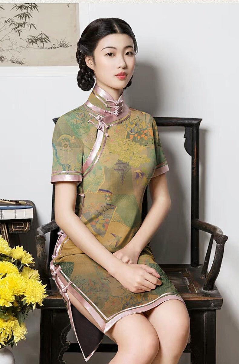 GUJYXZ - Handmade 60 Momme Mud Silk Satin Fabric - 112cm wide by the Yard