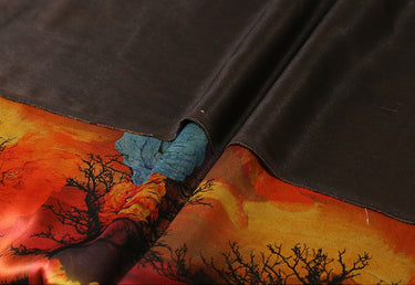 GUJYYH - Handmade 50 Momme PIZI Mud Silk Satin Fabric - 140cm wide by the Yard