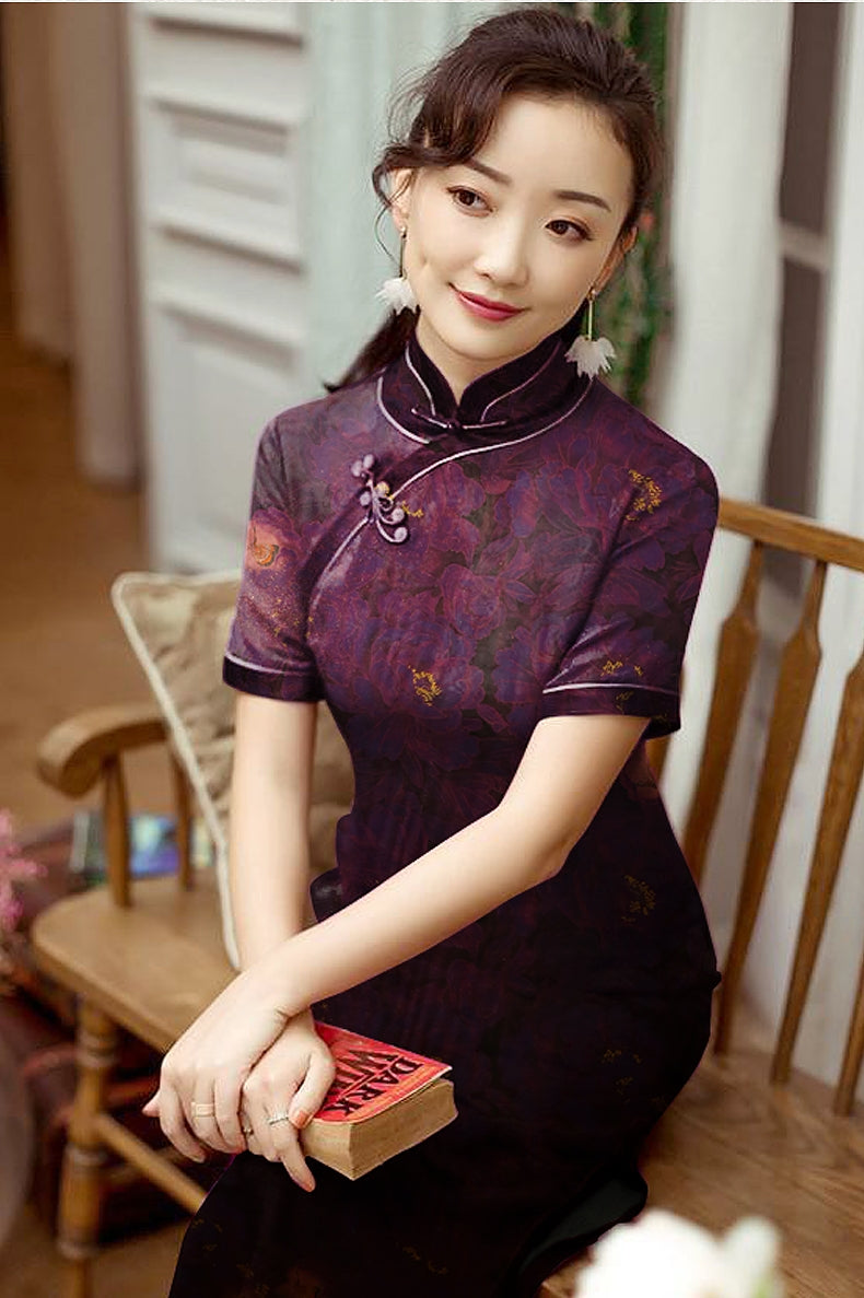 GUJZHD - Handmade 55 Momme PIZI Mud Silk Satin Fabric - 112cm wide by the Yard