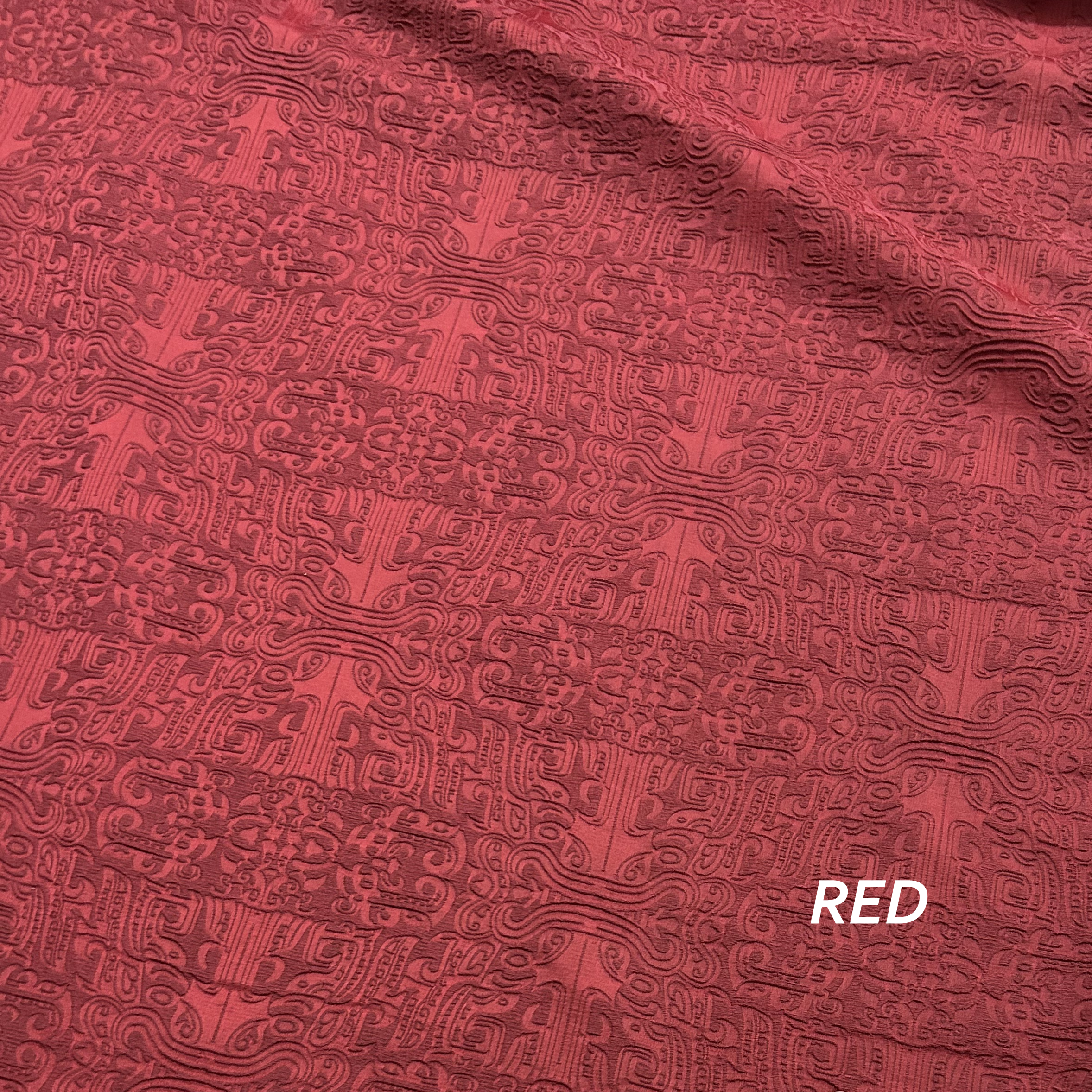 JPTAOTIE - 50 Momme Plant Dye Mud Brocade Silk Noil Fabric - 110cm wide by the Yard